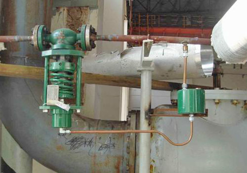 顺辉自控阀门产品用于山东淄博某印染企业